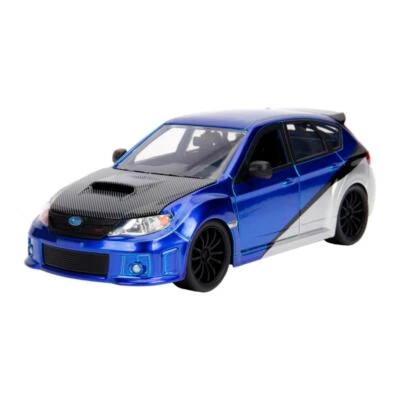 1:24 Brian's 2012 Subaru Impreza WRX STI -- Blue/Silver -- Fast & Furious JADA - Image 1 of 4
