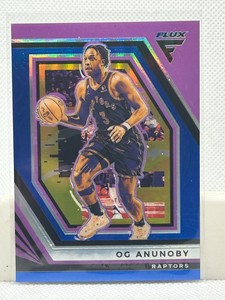 2022-23 Panini Flux #84 OG Anunoby Silver Holo Prizm Raptors /99 SP
