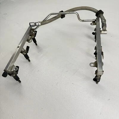 Riel inyector de combustible Mercedes W211 E350 GLK350 R350 2005-12 con inyectores de combustible OEM Foto 1 de 4