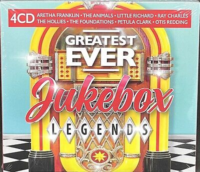 Greatest Ever Jukebox Legends - Various, 4x Cd Album, (2021) New / Sealed • 4.83£