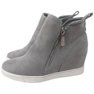 Anne Klein Carsen Zapatillas de Tacón de Cuña NUEVAS Tenis para Mujer 10 Gris - Imagen 1 de 13