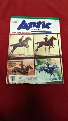 Atari, Revista Antic, Junio 1987 Volumen 6 #2 Saltar a la Animación  Foto 1 de 2