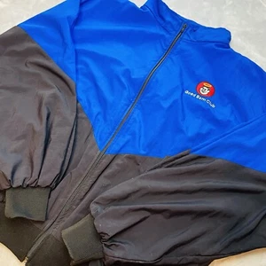 Chaqueta Bomber De Colección Good Sam Club Para Hombres XL Azul Negro Cremallera Completa Logo Bordado - Imagen 1 de 8