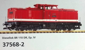 PIKO 37568 G BR 110 Diesellok 110 722-6 Ep. IV DR - Picture 1 of 2