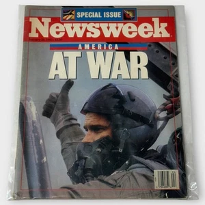Newsweek Magazine January 28, 1991 America At War Desert Storm No Label - Picture 1 of 10