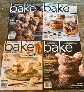 BAKE FROM SCRATCH LOT OF 4 2022 & 2024 Swedish Issue Celebrating American Baking - Imagen 1 de 23