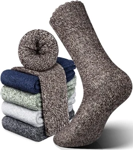 Merino Herren Socken Wandersocken Thermosocken 5 Paar Outdoor Warme Dicke - Bild 1 von 24