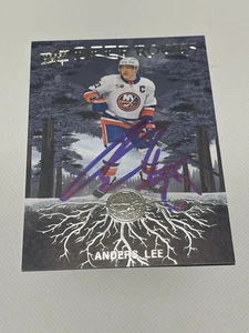Carta firmata Anders Lee UD Upper Deck Deep Roots JSA COA IP Auto NY Islanders a - Foto 1 di 3