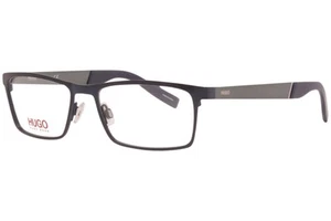 Hugo Boss HG-0228 FLL Eyeglasses Men's Matte Blue Full Rim Optical Frame 54mm - Picture 1 of 5