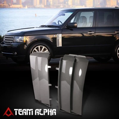 Fit 2003-2012 Land Rover Range Rover L322 Fender Mesh Side Vent Grille Trim Grey - Image 1 of 2