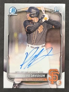 Bo Davidson Bowman Chrome Auto Giants #3 2025 - Imagen 1 de 1