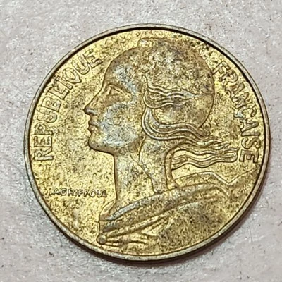 FRANCE 🇫🇷 TWENTY (20) CENTIMES COIN 1984 - Image 1 of 2