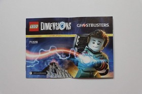 LEGO&reg; Dimensions 71228 The Ghostbusters&trade; Level Pack Instruction Manual Only!