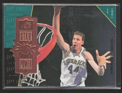 Shawn Bradley 1998-99 SPx Finite #105 /5400 Dallas Mavericks - Image 1 of 2