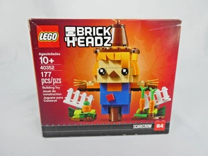 LEGO BRICKHEADZ Scarecrow Thanksgiving Fall Building Toy #40352 2019 Retired - Picture 1 of 6