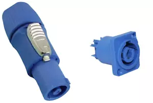 (1 EACH) PROCRAFT PC-TSC039 & PC-TSC040 20A Power-In Blue Mates w/POWERCON - Picture 1 of 4