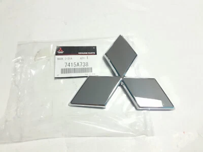 Genuine OEM Front Grille Emblem Three-Dia Mitsubishi Outlander 2020-21 7415A485 - Image 1 of 4