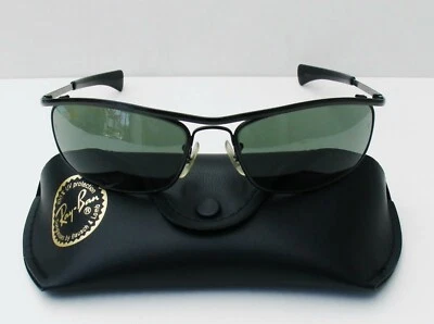 Vintage B&L  Ray Ban USA Olympian I DLX 62mm W0646  Black Frame Sunglasses - Image 1 of 4