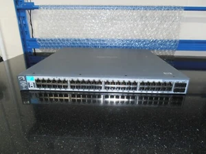 HPE 3500-48 Switch J9472A 48 Port Switch + 4 X 10/100/1000BASE-T/SFP. - Picture 1 of 4