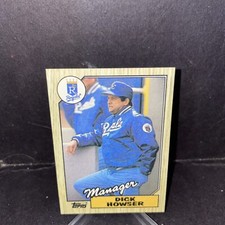 1987 Topps #18 DICK HOWSER Kansas City Royals