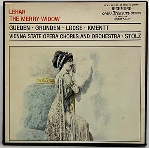 Lehar: The Merry Widow - Gueden/Grunden/Loose/Kment Vienna 2 Record Set LP 1958 - Picture 1 of 5