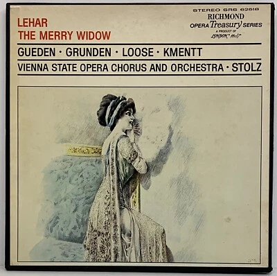 Lehar: The Merry Widow - Gueden/Grunden/Loose/Kment Vienna 2 Record Set LP 1958 - Image 1 of 4