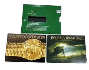 Authentic Vintage Rolex Submariner Booklets Manual Set 16610 16613 Year 1999 - Picture 1 of 6