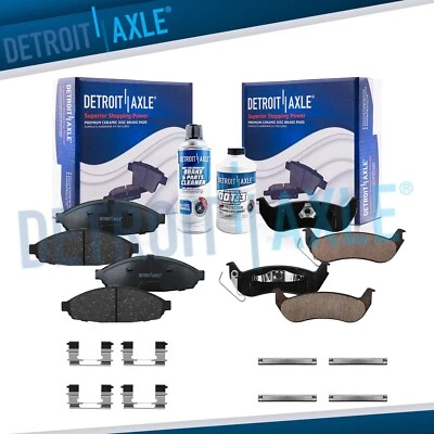 Front Rear Ceramic Brake Pads for Crown Victoria Town Car Marauder Grand Marquis - Image 1 of 4