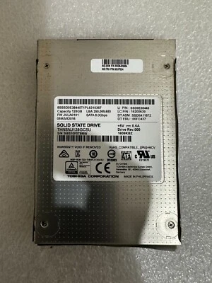 Toshiba HG6 THNSNJ128GCSU 128 GB 2.5 in SATA III Solid State Drive - Image 1 of 2
