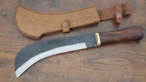 16” Machete Carbon Steel Bushwhacker Hook Blade High Carbon Steel 10mm Thick - Picture 1 of 6