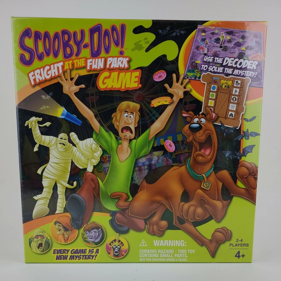 Scooby Doo Fright at The Fun Park Board Game Buffalo Games 100 Complete