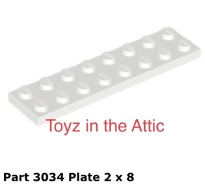 Lego 1x 3034 Placa Blanca 2 x 8 Polaris 1 Laboratorio Espacial 6972 - Imagen 1 de 1
