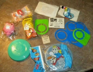 Lot 15 Kellogg's Cereal Tang Toys Pokemon, Kooky Doodles, Big Bird, Snack Container - Bild 1 von 4