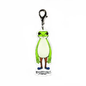 B - SIDE LABEL Charm Naoki Satomoto Mysterious Frog Japan NEW - Picture 1 of 2