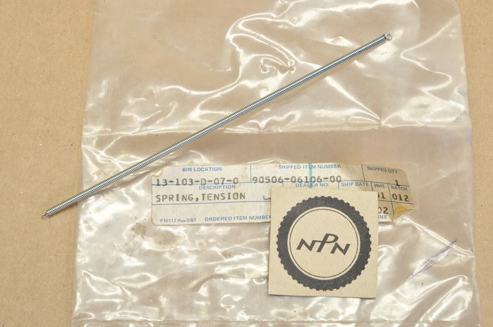 NOS Yamaha AT1 AT2 AT3 CT1 CT2 CT3 DT125 G6S G7S L5T YG5 Air Cleaner Intake Tens - Image 1 of 1