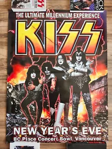 Kiss Rare 1999 Millennium Silvester 26x35 Tour Promo Poster Vancouver COOL - Bild 1 von 2