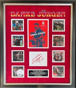 JURGEN KLOPP FAREWELL LIVERPOOL SIGNED MONTAGE AFTAL - Picture 1 of 1