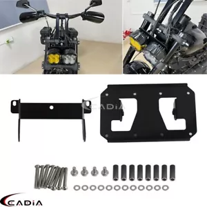 Kit combinado de soporte de montaje de faros doble LP4 para Harley Fat Bob FXFB FXFBS '18-'24 - Imagen 1 de 9