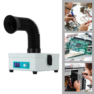 3-Stage Desktop Smoke Absorber Remover HEPA &Carbon Solder Fume Extractor Filter - Picture 1 of 11