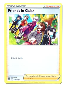 Friends in Galar 140/172 (NM, Pokemon Card, Brilliant Stars, Supporter Uncommon) - Picture 1 of 2