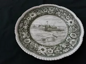 China commerative plate, Royal Cauldon ,Fort Dearborn - Picture 1 of 2