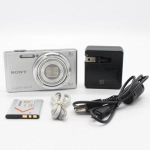 Sony Cyber shot DSC-W570 16.1MP 5x Compact Digital Camera Silver - Picture 1 of 10