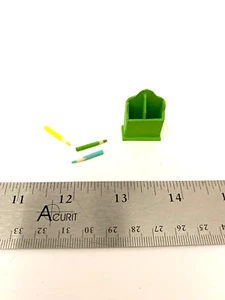 Miniature Dollhouse Desk Top Caddy - Picture 1 of 5