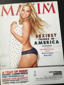 DOMINIQUE STORELLI - MAXIM Magazine - Mar 2012 * HOMETOWN HOTTIES CHAMP! - Picture 1 of 2