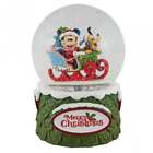 Mickey and Pluto Christmas Waterball - Laughing All The Way 6009581