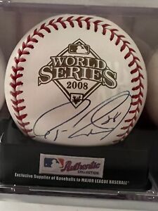 ⚾️ Jayson Werth Signed 2008 World Series Baseball ⚾️ “RARE”