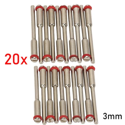 20PCS Screw Mandrel 3mm Shank Cut-off Wheel Holder for Dremel Rotary Shaft Tool - Image 1 of 4
