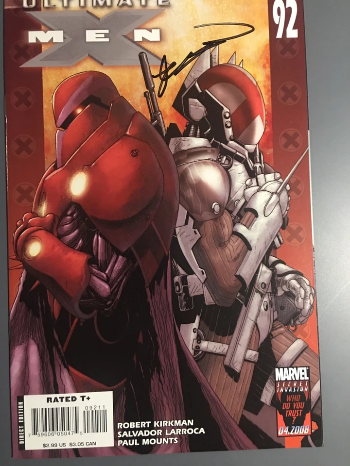 Robert Kirkman Signed Ultimate X-Men 92 Comic 05/08 Marvel The Walking Dead - Image 1 of 4