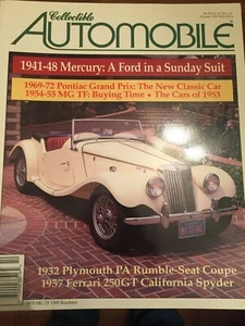 Collectible Automobile Magazine / August 1990/ Volume 12/ Number 3 - Picture 1 of 2