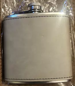 Frasco Acero Inoxidable 6oz Cuero sintético Nuevo Envío Gratis - Imagen 1 de 5